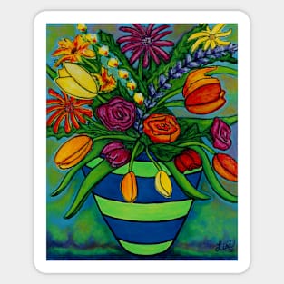 Funky Town Bouquet Sticker